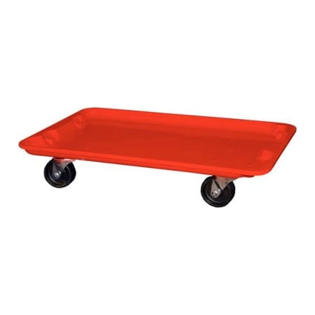 Mfg Tray Molded Fiberglass Toteline Dolly 780538 for 24-3/8" x 14-7/8" x 8" Tote, Red 7805385280